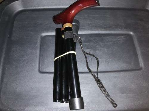 Walking Stick Foldable - Black  ex display model