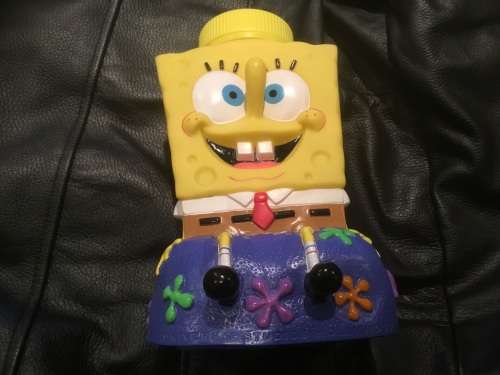 SpongeBob SquarePants Universal Studios Viacom Drinking Cup Figure No Straw