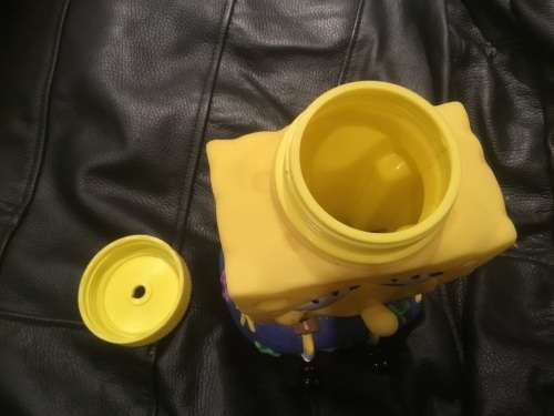 SpongeBob SquarePants Universal Studios Viacom Drinking Cup Figure No Straw