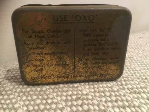 Vintage OXO Cubes tin