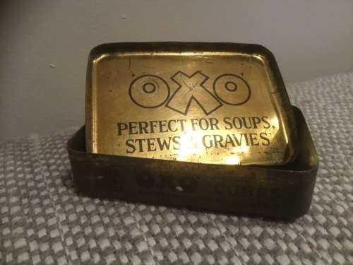 Vintage OXO Cubes tin