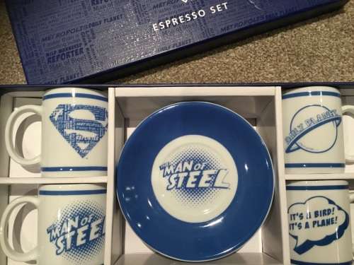 Superman espresso set