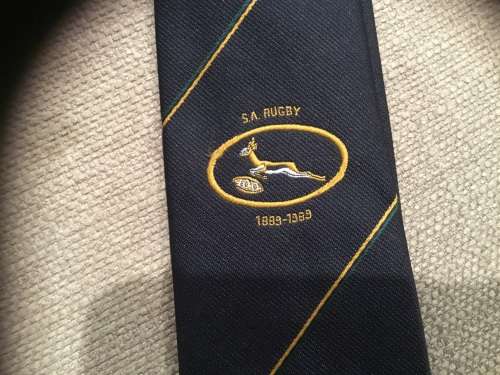 SA RUGBY 100 YEARS SPRINGBOK TIE