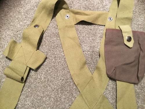 Film props military  harness