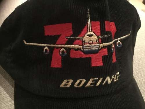 Original Boeing 747 t shirt.and Cap  t shirt size 2xl / cap one size fits all