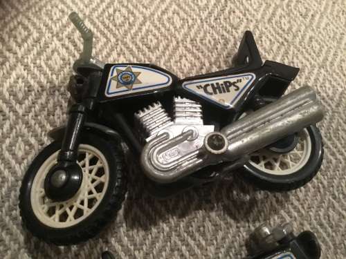 Vintage TV SERIES CHIPS TWO MOTORCYCLES
