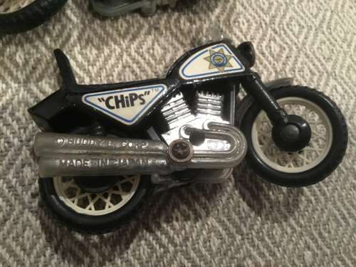 Vintage TV SERIES CHIPS TWO MOTORCYCLES