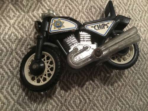 Vintage TV SERIES CHIPS TWO MOTORCYCLES