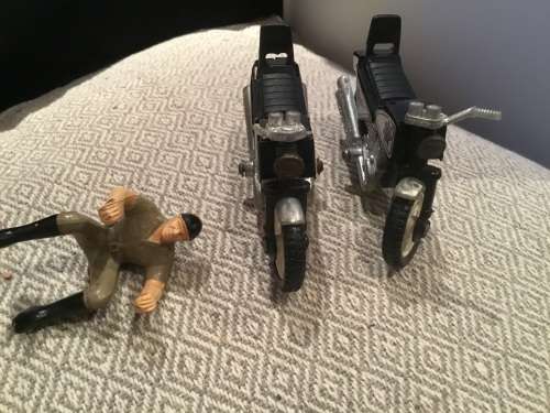 Vintage TV SERIES CHIPS TWO MOTORCYCLES