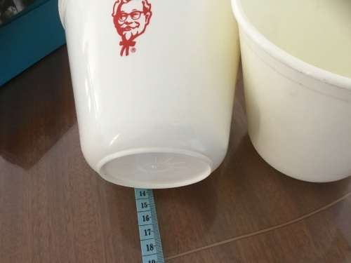 Vintage KFC Kentucky Fried Chicken moon beam plastic bucket