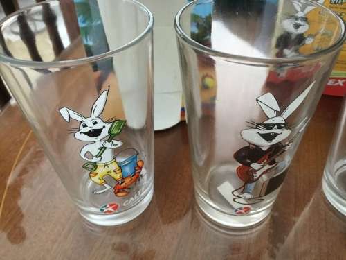 Caltex bunny  collectors 3 glasses