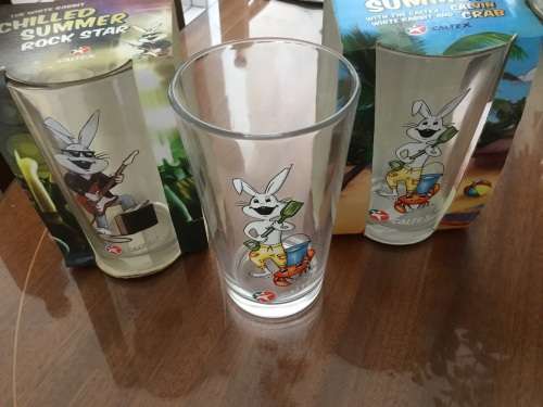 Caltex bunny  collectors 3 glasses
