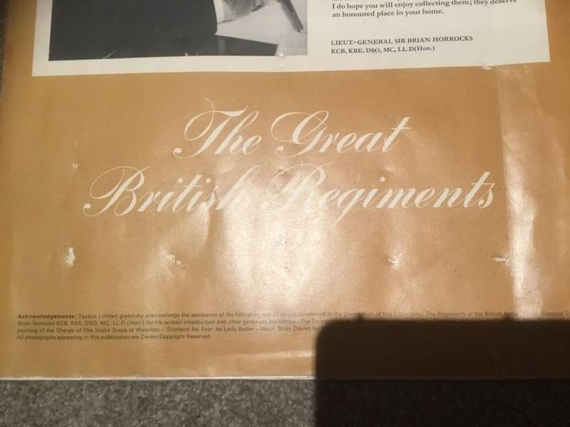 The Great British regiment badge collection set