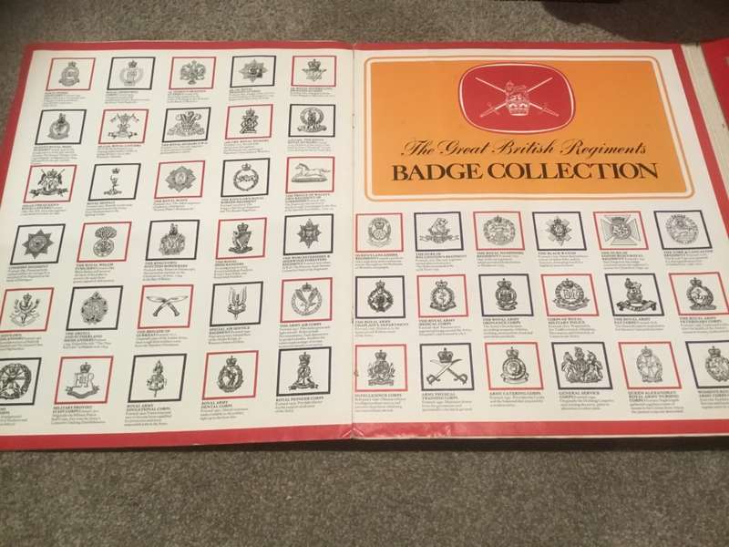 The Great British regiment badge collection set