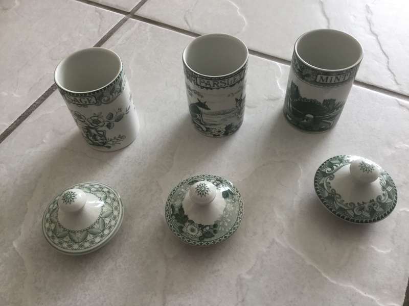 Spode 3 archive collection spices Portland