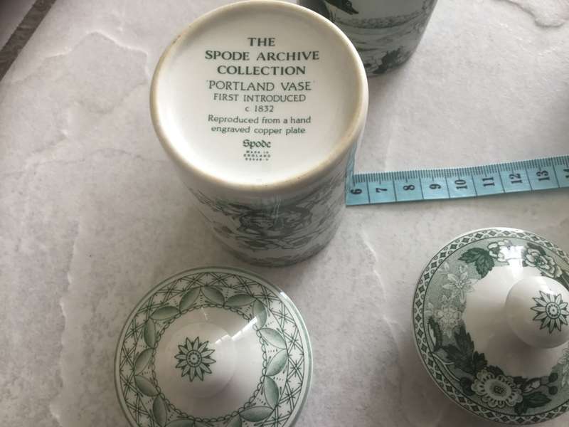 Spode 3 archive collection spices Portland