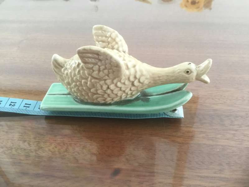 Sylvac, Very Rare, Skiing Duck, 1678