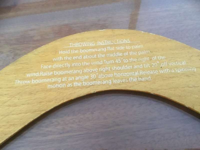 AUSTRALIA boomerang