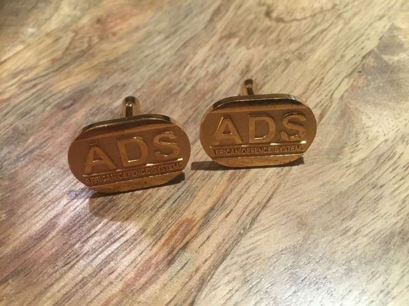 A.D.S African Defence system ( arms deal ) Cufflinks