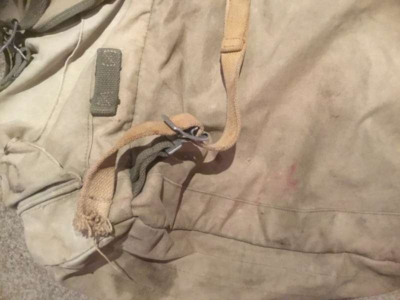 Vintage ww2 era military rucksack