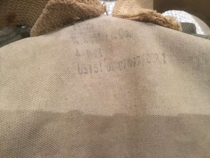 Vintage ww2 era military rucksack