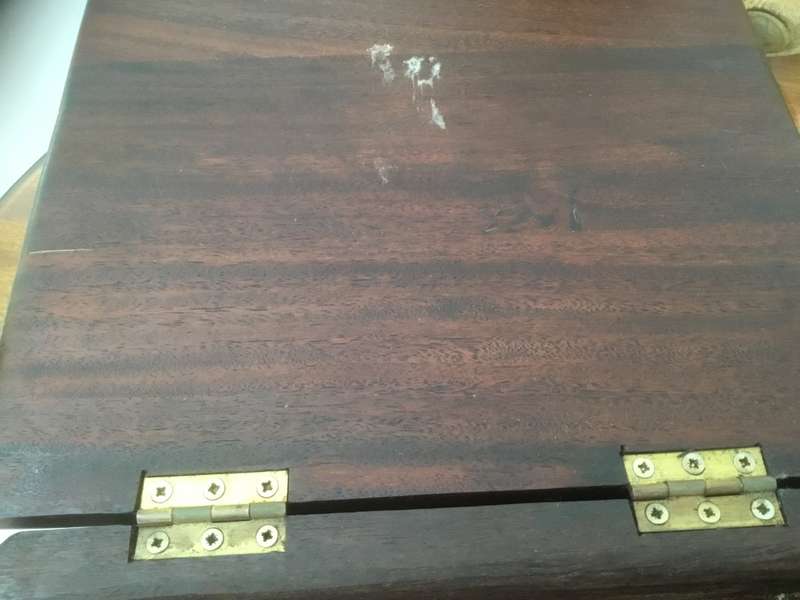 Rhodesian railway sleepers wood box
