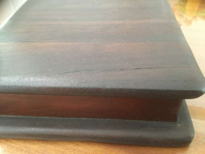 Rhodesian railway sleepers wood box