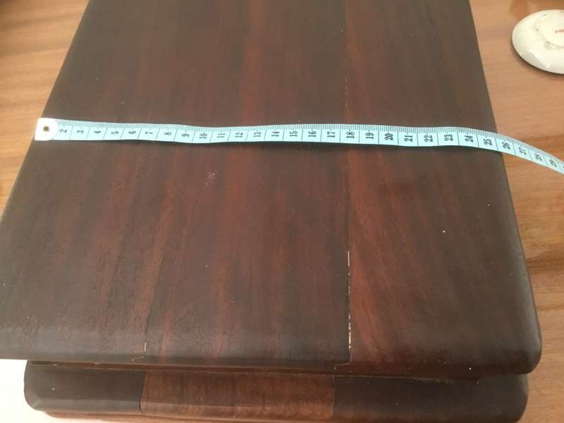 Rhodesian railway sleepers wood box