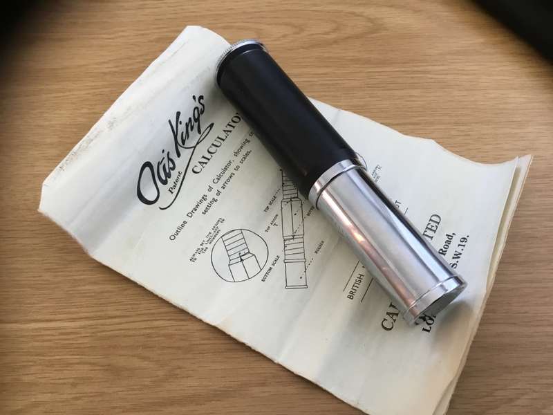 Vintage Otis kings calculator