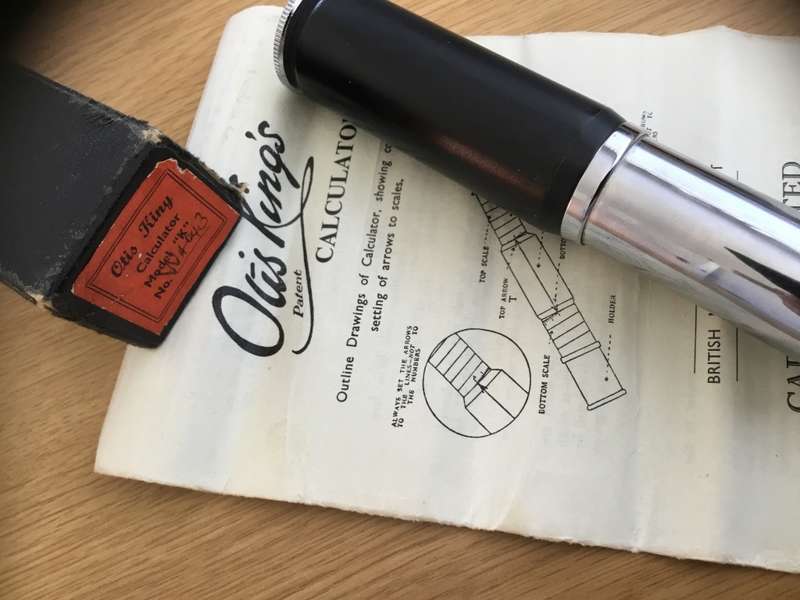 Vintage Otis kings calculator