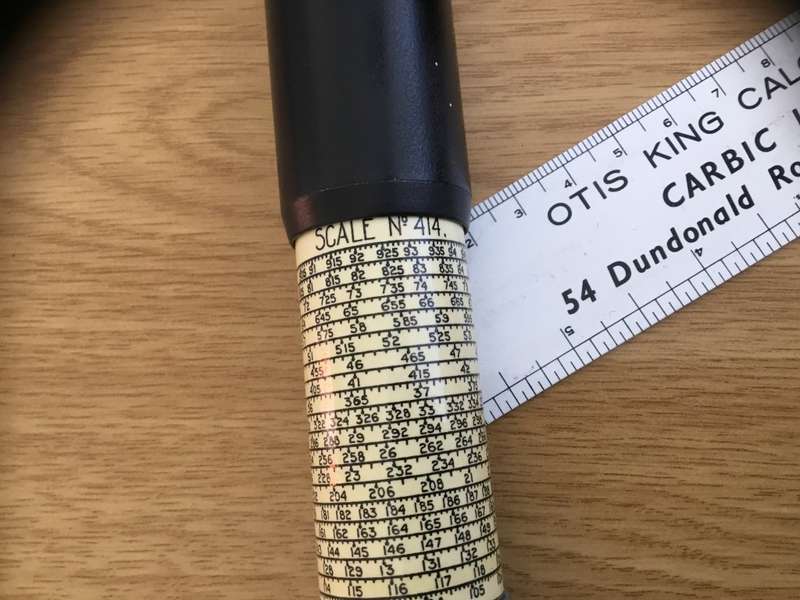 Vintage Otis kings calculator