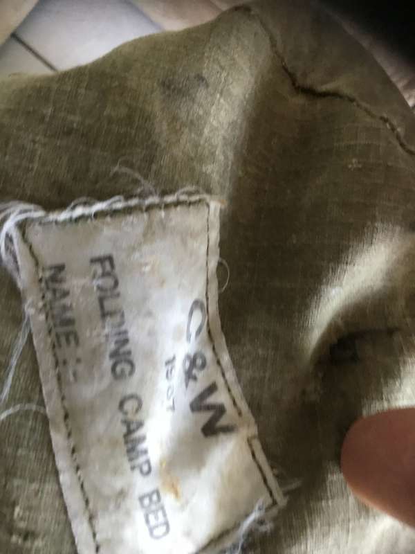 SADF OFFICERS OPS BED C&W WITH CARRYING BAG