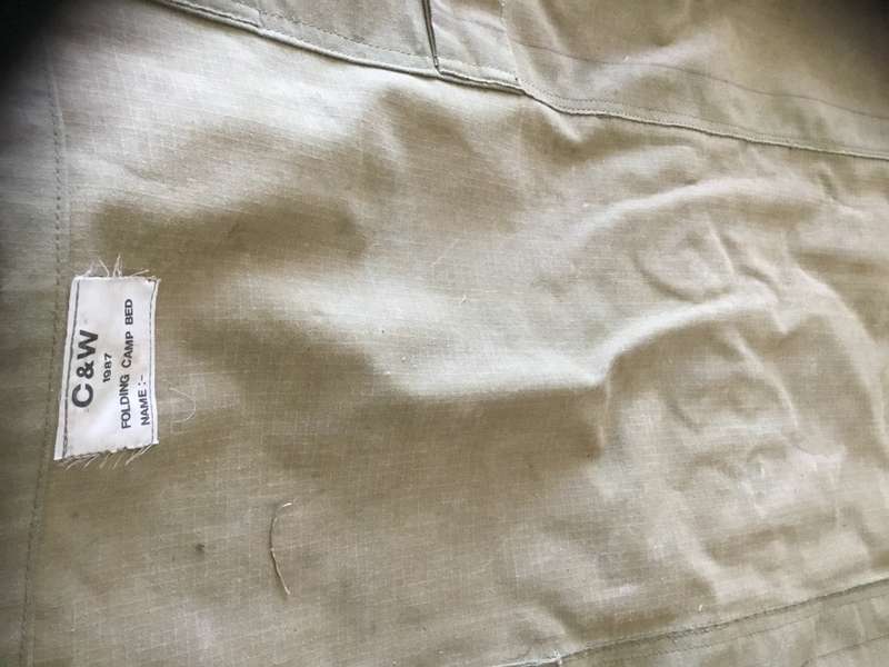 SADF OFFICERS OPS BED C&W WITH CARRYING BAG