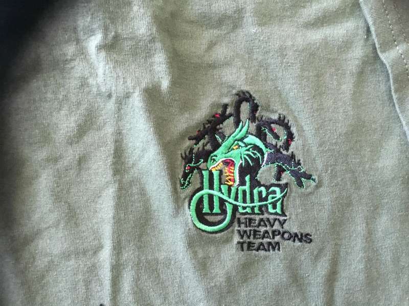 War Hammer Hydra heavy weapons team  t shirt size XL