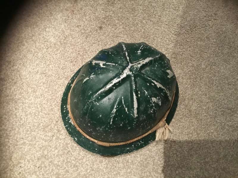 Vintage Rhodesian/SA miners  Helmet