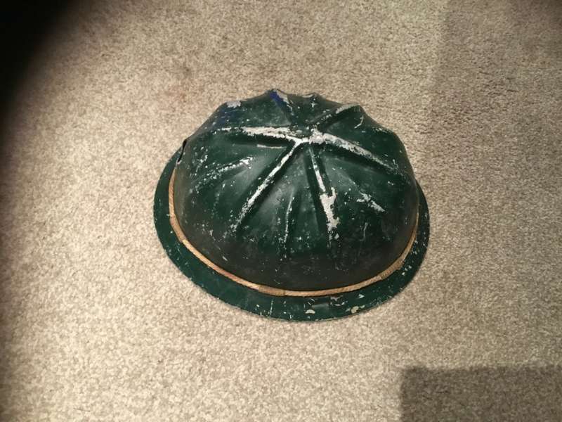 Vintage Rhodesian/SA miners  Helmet