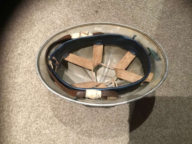 Vintage Rhodesian/SA miners  Helmet