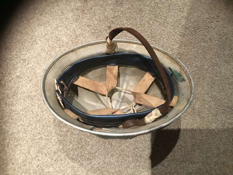 Vintage Rhodesian/SA miners  Helmet