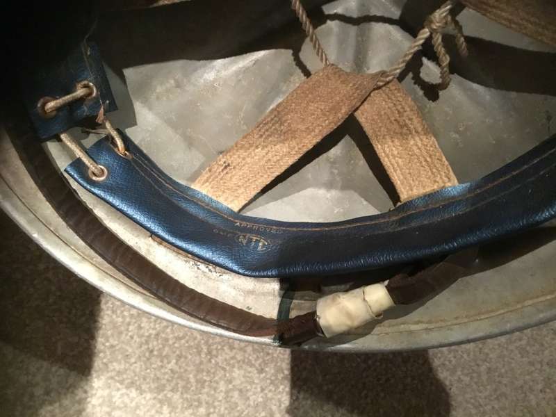 Vintage Rhodesian/SA miners  Helmet