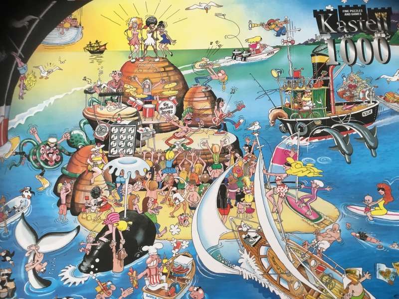 Kastell 1000 rocking stones beach party puzzle