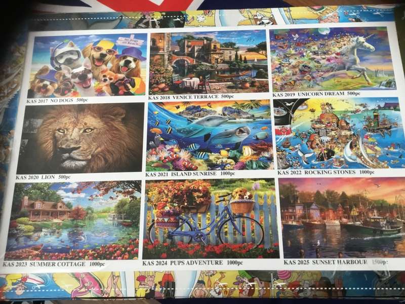 Kastell 1000 rocking stones beach party puzzle