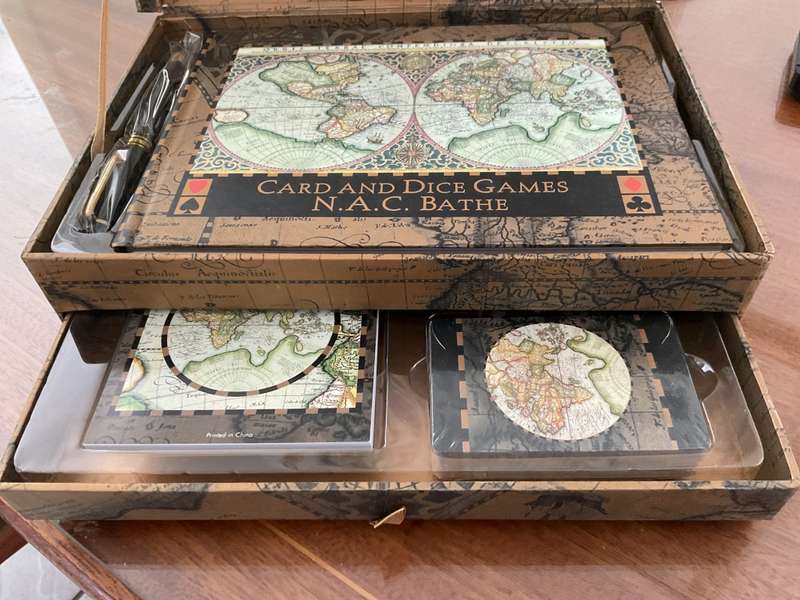 Cards & Dices Games Gift box set
