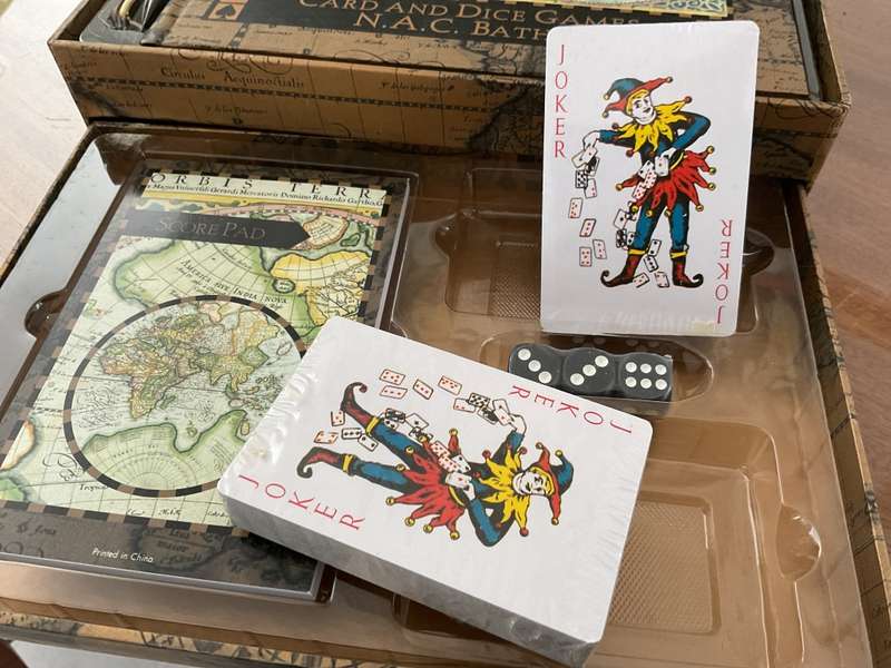 Cards & Dices Games Gift box set