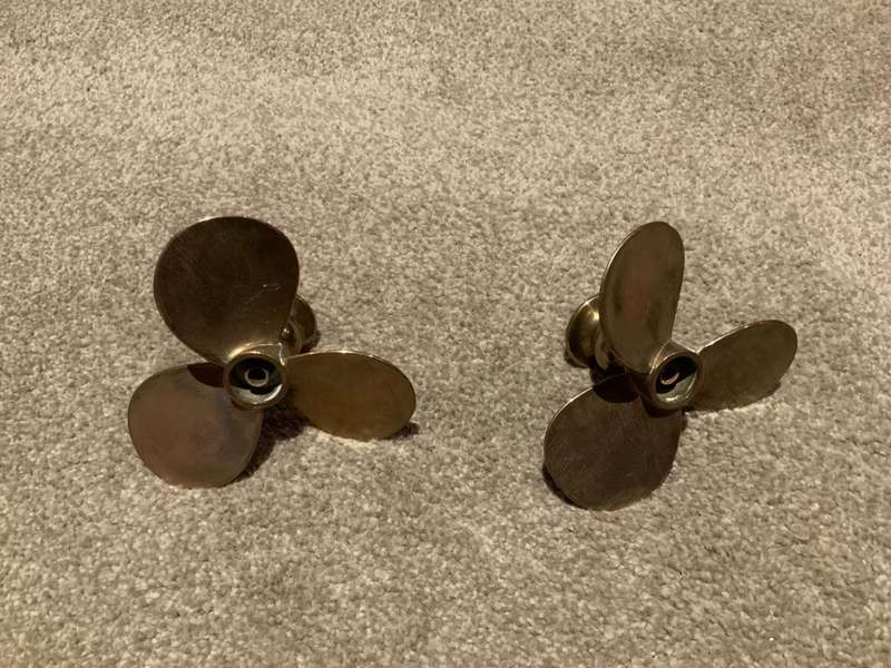 SA NAVY workshop Propeller prop candle holder