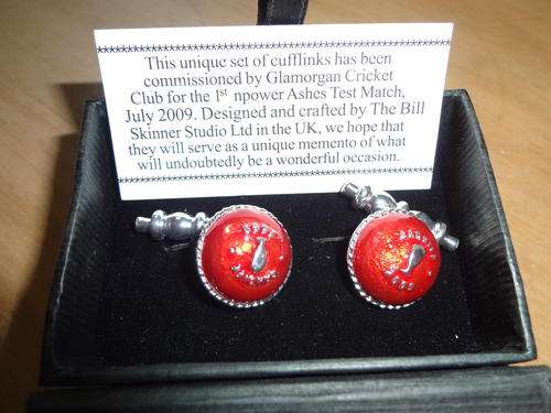 ashes player"s test match cufflinks