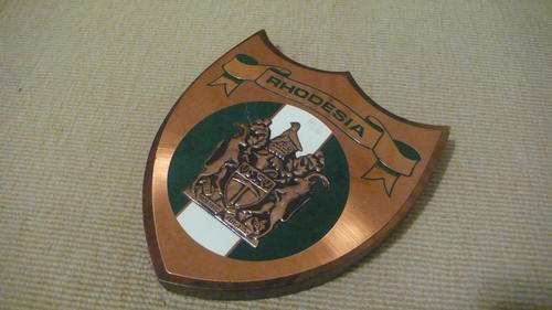 RHODESIAN PLAQUE