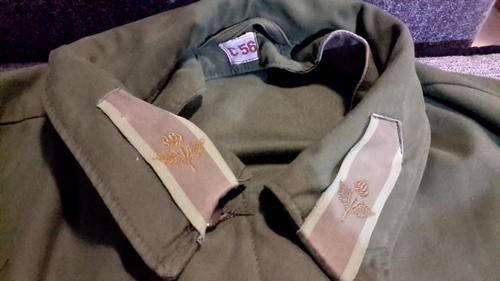 belguim military jacket  very big
