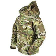 TACTICAL SOFT SHELL JACKET,  fleece lining, and hood,USED BY US SPECIAL FORCES, Many zip pockets