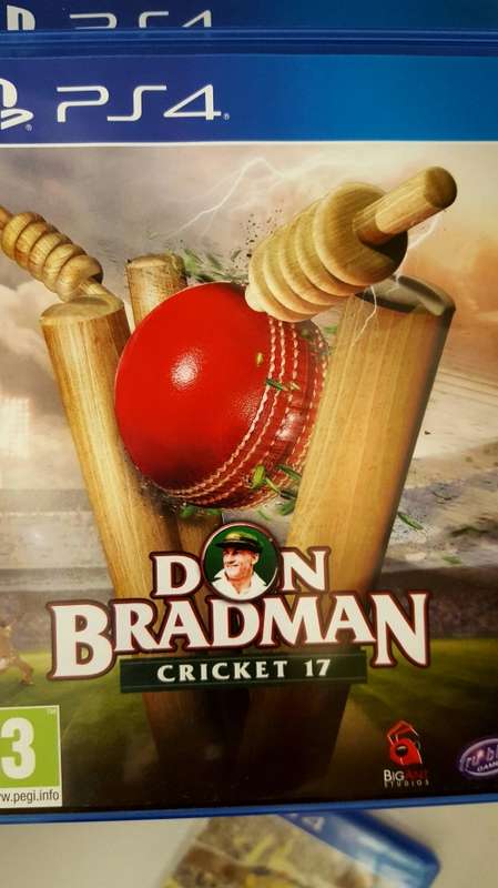 Don Bradman  17  game dvd for Ps4