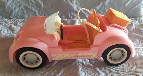 2006 Mattel Barbie Pink Beach Glam Cruiser Sports Convertible Beetle